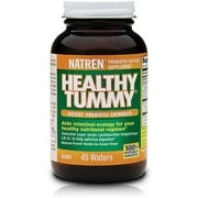 Natren Healthy Tummy Probiotic Chewables - Natural French Vanilla Ice Cream Flavor - 45 Wafers