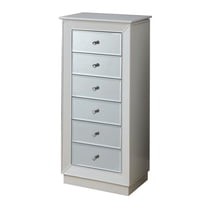 ACME Talor Glam 6 Drawers Jewelry Armoire, White