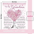 thumbnail image 6 of Grandma Nana Gigi Mimi Gifts, Unique Grandma Birthday Gifts from Grandkids,  Grandma Blanket for Mothers Day, Flannel Nap Blanket, 6 of 8