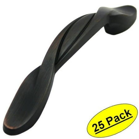 Cosmas 9009orb Oil Rubbed Bronze Twist Cabinet Hardware Handle