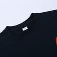 thumbnail image 6 of Krdevn Men's Sleeve T Shirts Oversize Zipper Pocket Comfortable Crewneck Graduated Color Fit Shirt Tops,L, 6 of 8
