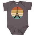 thumbnail image 3 of Inktastic Paris Eiffel Tower Retro Sunset Boys or Girls Baby Bodysuit, 3 of 5