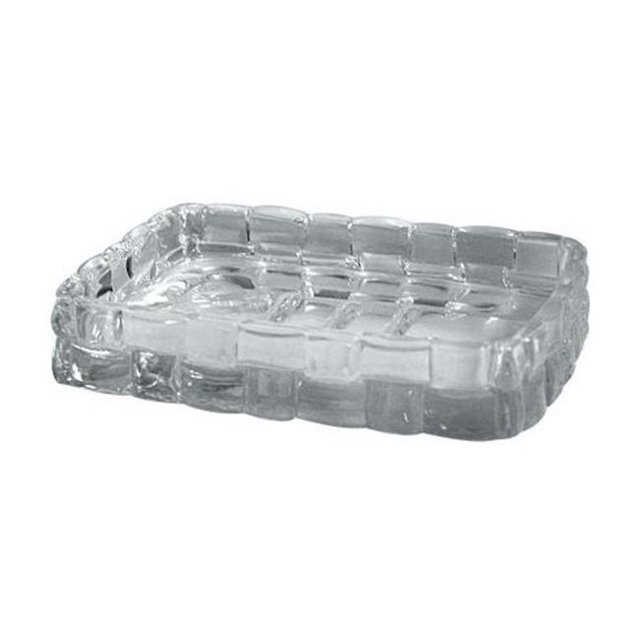 Tatara Group Soap Dish - Clear Glass