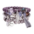 thumbnail image 3 of lionlar Bohemian Stackable Bead Bracelet Adjustable Bracelet Stretch Bracelet for Dating D, 3 of 9
