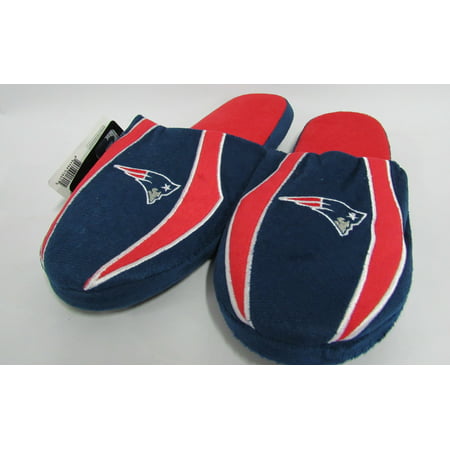 NFL Men's Slippers England Patriots - Large (Best Cheap Mens Slippers)