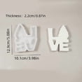 thumbnail image 5 of LOVE Gnomes Silicone Mould Epoxy Resin Molds Ornament Molds Casting Molds, 5 of 7