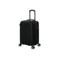 thumbnail image 2 of it luggage Traversed 3 Piece Hardside 8 Wheel Expandable Luggage Suitcase Spinner Set, Black, 2 of 18