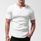 thumbnail image 1 of pstuiky Mangas cortas para hombre, Camiseta deportiva informal de manga corta con cuello en V para hombre camisas casuales para hombre l, 1 of 6
