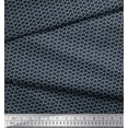 thumbnail image 2 of Soimoi Modal Satin Fabric Dot & Geometric Small Print Sewing Fabric Yard 42 Inch Wide, 2 of 3