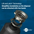 thumbnail image 5 of InSinkErator Badger 5XP W/C, 3/4 HP Continuous Feed Kitchen Garbage Disposal with Power Cord, Badger Series, 5 of 9