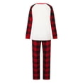thumbnail image 6 of RUINIXCW Christmas Family Matching Pajamas Set Print Long Sleeve Tops Plaid Pants, 6 of 6