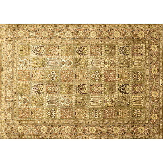 Ahgly Company Indoor Rectangle Persian Brown Traditional Area Rugs, 5' x 8'