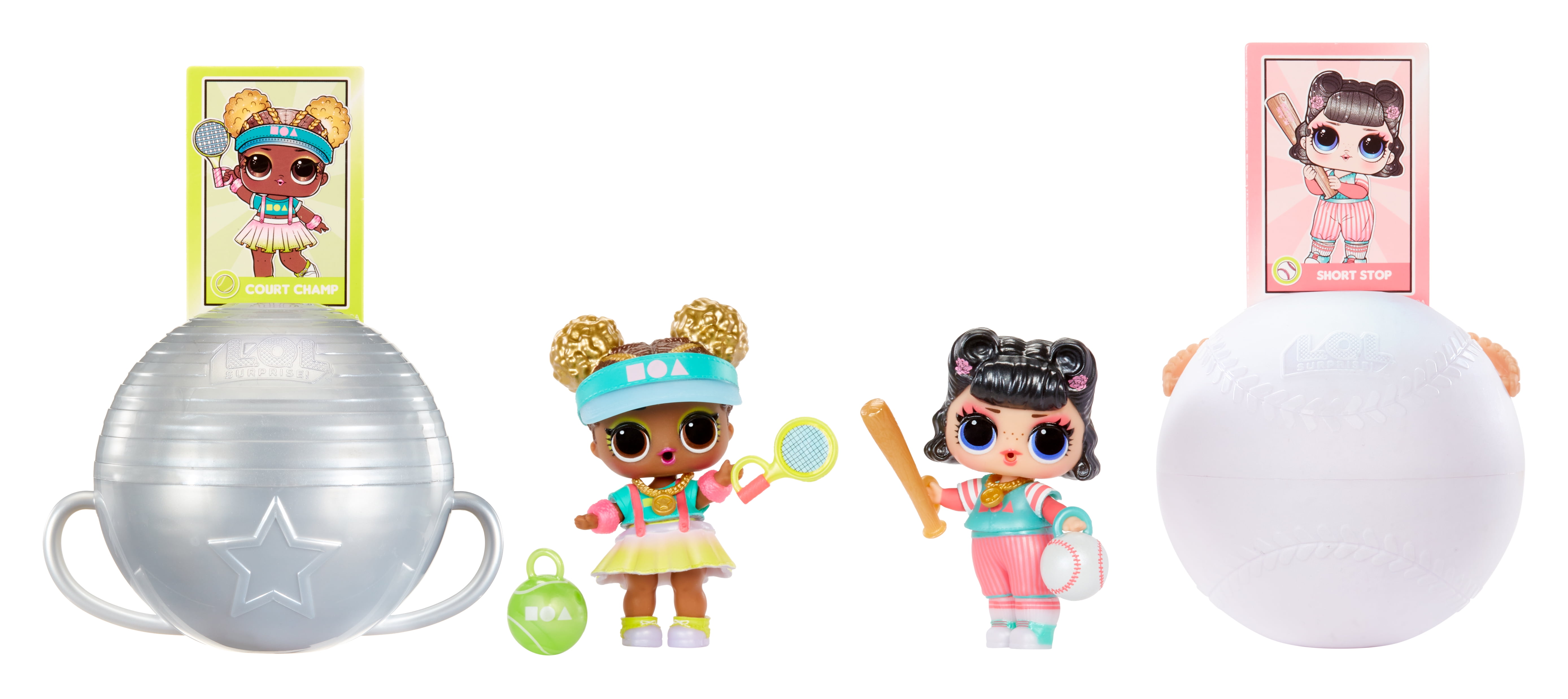 LOL Surprise All Star Sports Vault Collection Tots with Sports-Themed Collectible Doll and 8 Surprises to Unbox Including Matching Accessories – Great Gift for Kids Ages 4+