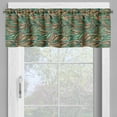 thumbnail image 2 of Ambesonne Abstract Window Valance, Colorful Swirled Lines, 54" X 18", Multicolor, 2 of 5