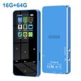 thumbnail image 1 of DQrwqpou Reproductor MP3 Deportivo 5.0 Compatible Con Walkman para Estudiantes MP3 80 GB (azul), 1 of 9