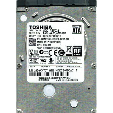 Toshiba MQ01ABF032 AAM AA10/AM005E 320GB HDKCB07M0A01