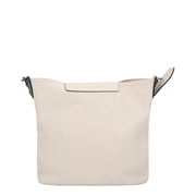 Longchamp Le Pliage Xtra Medium Leather Shoulder Bag, White