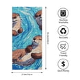 thumbnail image 4 of ZFLMY Otters Swimming Pool Towel, Quick Dry Microfiber Beach Towel for Bathroom, Yoga, Camping, Hiking - Large Size 55.1x27.6 inches 55.1x27.6in, 4 of 7