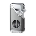thumbnail image 2 of Four Flame Windproof Lighter, Multi Purpose Metal Lighter, Adjustable Flame Portable Torch, Household Refillable Lighter, Butane Gas Lighter for Camping BBQ Kitchen Use, 2 of 6