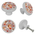 thumbnail image 4 of Cupid Fluorescent Drawer Pulls: Round 4-Pack, Glow-in-the-Dark Knobs for Cabinets, Wardrobes, and Dressers - Furniture Decor with Dresser Handles, Pulls, 4 of 6