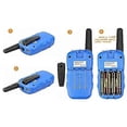 thumbnail image 3 of Walkie Talkies para niños, 22 canales, radio bidireccional, juguete con pantalla LCD retroiluminada, linterna, juego para aventuras al aire libre, senderismo, camping, juegos para niñas y niños., 3 of 5
