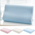 thumbnail image 2 of ANMINY Memory Foam Pillow Neck Support Sleeping Pillows Contour Sleep Cervical Pillow, 2 of 11