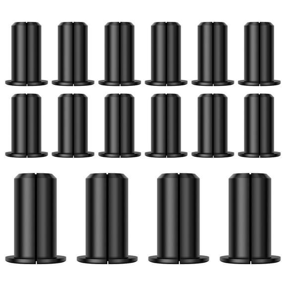 16Pcs Wall Bushing Grommet Silicone Cable Grommet Portable Wall Hole Cable Routing Kit Easy Install Cable Wall Grommet Perforated Grommet for 3/4 Inch Cable