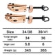 thumbnail image 5 of 2 uds./1 par de camillas para zapatos resistentes, medias sueltas con construcción resistente de madera y metal Levamdar 221903-1, 5 of 8