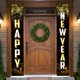 thumbnail image 1 of Banner para puerta Katchon Happy New Year 2025, 183 x 30 cm, tela Oxford, 1 of 8