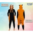 thumbnail image 3 of Slim Fit Adult Onesie - Animal Halloween Costume - Plush Fruit One Piece Cosplay Suit for Women and Men by FUNZIEZ!, 3 of 6
