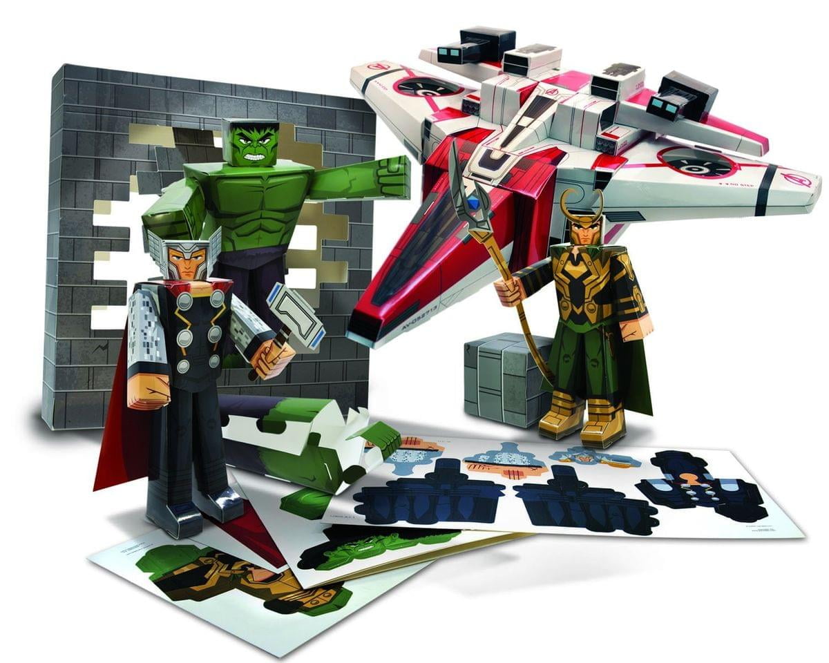 papercraft action figure