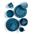 thumbnail image 5 of Lorren Home Trends Blue Stoneware Dinnerware Set, 16 Piece, Service for 4, Microwave and Dishwasher Safe, 5 of 6