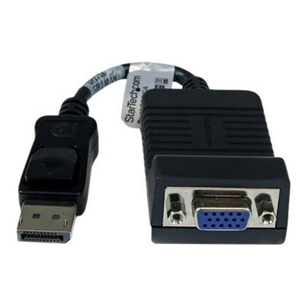StarTech.com DisplayPort to VGA (VGA) Adapter - 1920x1200 - Active DP to VGA Video Converter - Plug and Play DP to VGA Connector (DP2VGA) - Adaptateur d'Affichage - DisplayPort (M) to HD-15 (F) - 9,8 Po - Verrouillé - pour P / N: Tk30c2dagpd, MST14DP123DP, TB32DP14,T32