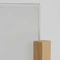 thumbnail image 6 of M&T Displays Contemporary Desktop Menu Holder with Acrylic U Type Pocket, Portrait Table Top Sign Holder, Ad Frame for Restaurant, Store, Wedding, Party, Event (2 Pack) (Natural Wood, 8.5x11), 6 of 6