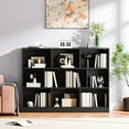 thumbnail image 6 of Cozy Castle Black Bookshelf, 3-Tier Open Shelf Bookcase, 10 Cube Storage Organizer with Anti-Tilt Device for Bedroom, Living Room, 55.11" W x 11.61“D x 40.94“H, 6 of 18