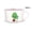 Leaf-2, variant on Microwavable Ceramic Noodle Bowl with Handle and Seal Fine Porcelain Green Leaf Design