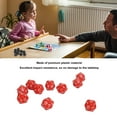 thumbnail image 4 of Ensemble Polyédrique de 10 Pcs, Jeu de Table en Plastique Léger à 20 Côtés avec Chiffres Transparents pour Jeux de Rôle sur Table, 4 of 7