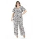 thumbnail image 1 of Set pantalon y blusa Roman Fashion /Tallas Extras, 4340 (Hueso /negro) beige 38, 1 of 5
