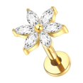 thumbnail image 1 of 1PC Titanium Ear Piercing Cartilage Earrings Tragus Helix Pirsing Labret Piercing Cross Ear Lobe Lip Rings Daith Jewelry Women FJH, 1 of 6