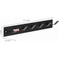 thumbnail image 5 of Wall Mounted Black Metal Gym Equipment Rack, Home Gym Organizer for Resistance s, Jump Ropes, and Weight, 5 of 5