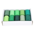 thumbnail image 2 of Khall 10 Rolls Green Sewing Thread Set Accessories 1000 Yards Per Spool For Household DIY Machine,DIY Sewing Thread Set,Green Sewing Thread, 2 of 8