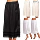 thumbnail image 3 of 2023 Nueva moda de mujer de encaje enagua falda suave enagua debajo del vestido falda larga falda de seguridad de gran tamaño, 3 of 4
