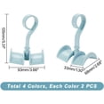 thumbnail image 4 of 8Pack Rotating Handbag Hanger for Closet 4 Color Multi-Function Rotatable Belt Hangers Organizer Scarf Tie Rack Holder Closet Storage Organizer, 4 of 10