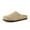 Taupe, variant on Cushionaire Heath Men's Genuine Suede Leather Clogs with Memory Foam Comfort, Easy Slip On Slide Slippers for Men
