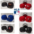 thumbnail image 2 of MLB Gorra Totalmente Cerrada No Ajustable Blanco Sox Chieftain Warriors Hip Hop Bordado Protector Solar De Béisbol Tamaño Inverso Casual Ala Plana, 2 of 3