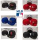 thumbnail image 2 of MLB Gorra Totalmente Cerrada No Ajustable Blanco Sox Chieftain Warriors Hip Hop Bordado Protector Solar De Béisbol Tamaño Inverso Casual Ala Plana, 2 of 4
