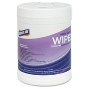 Genuine Joe Hand Sanitizing Wipes, Lemon, 240 Sheets Per Canister