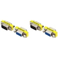 thumbnail image 1 of 4X DB9 Computer Video Adapter DB9 Male to Female Serial Port to Hole 9 Pin VGA Female Cable Adapter, 1 of 6