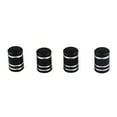 thumbnail image 2 of funtasica 4x4pcs Aluminum Wheel Valves Tyre Stem Air Caps Cover Auto Motorcycle Black 4 Pcs, 2 of 8
