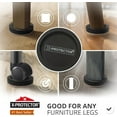 thumbnail image 4 of X-Protector Felt Sliders for Hardwood Floors - 8 Pcs 4 3/4” Furniture Sliders - Move Furniture Easily, 4 of 8
